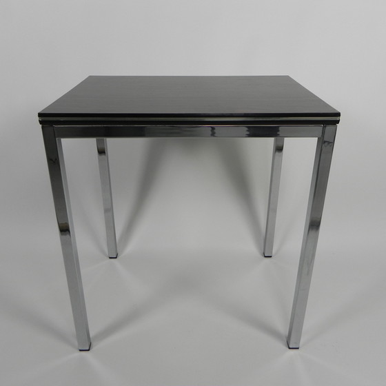 Image 1 of Table basse vintage avec impression sur bois, 1960