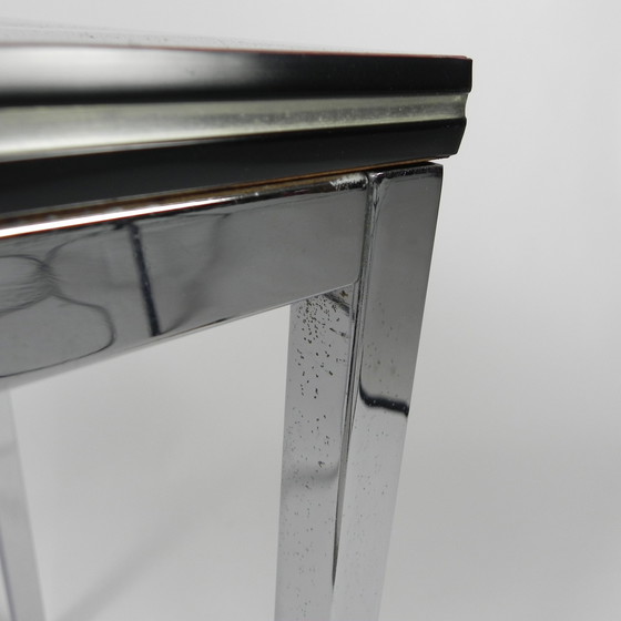 Image 1 of Vintage coffee table with wood print, 1960s