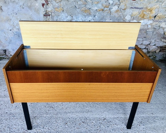Image 1 of Mid-Century, Vintage , Storage Cabinet On Metal Legs, 1970S