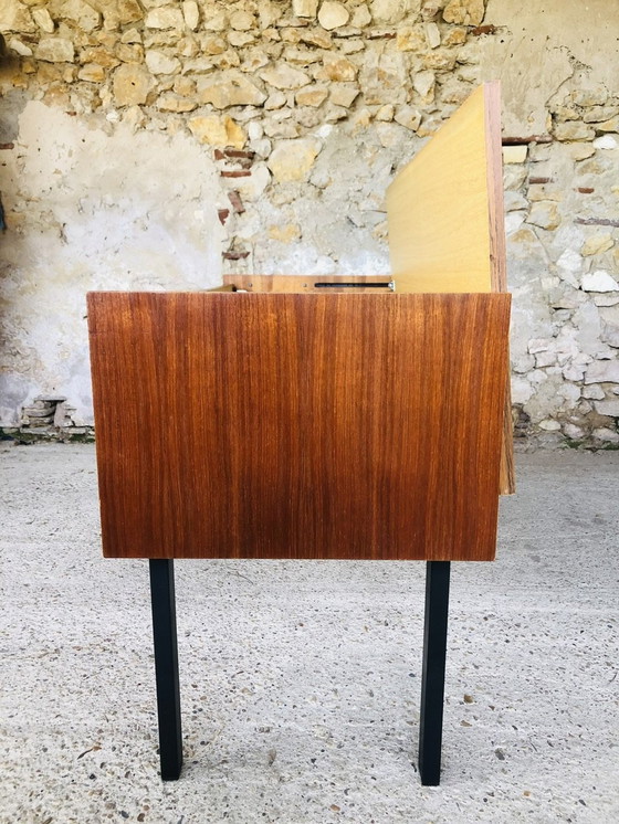 Image 1 of Mid-Century, Vintage , Storage Cabinet On Metal Legs, 1970S