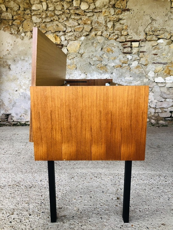 Image 1 of Mid-Century, Vintage , Storage Cabinet On Metal Legs, 1970S