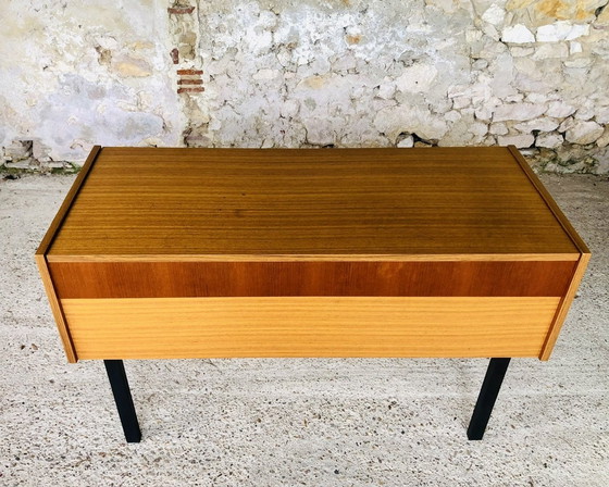 Image 1 of Mid-Century, Vintage , Storage Cabinet On Metal Legs, 1970S