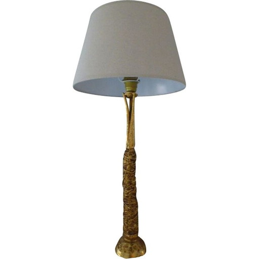 Vintage bronze lamp by Pierre Casenove 1994s