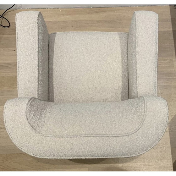 Image 1 of Vintage Art Deco fabric armchair