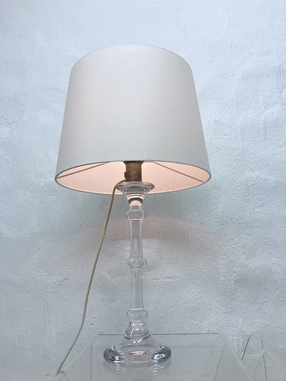 Image 1 of Ingo Maurer Tiffany table lamp with glass base