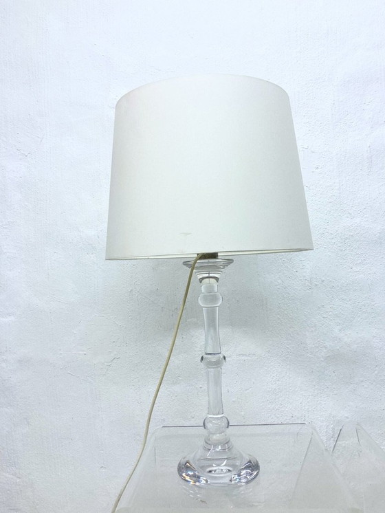 Image 1 of Ingo Maurer Tiffany table lamp with glass base