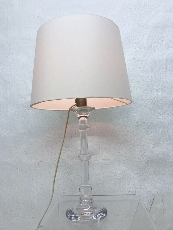 Image 1 of Ingo Maurer Tiffany table lamp with glass base