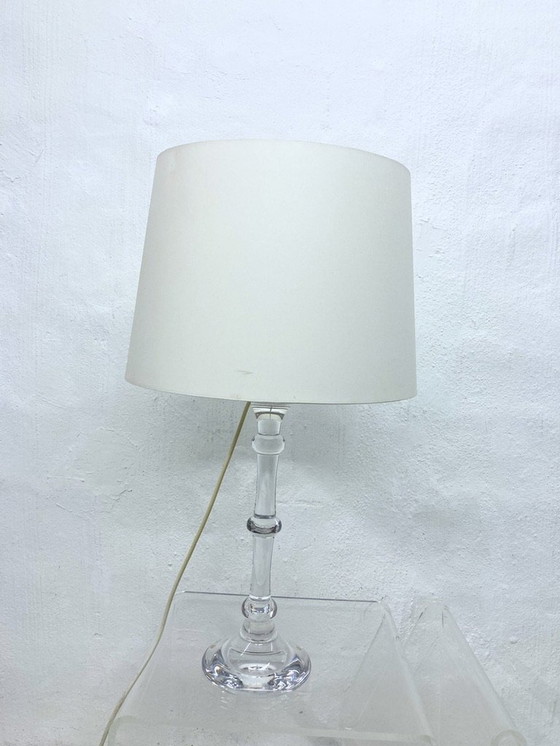 Image 1 of Ingo Maurer Tiffany table lamp with glass base