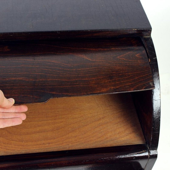 Image 1 of Vintage oak wood sideboard, Czechoslovakia 1950
