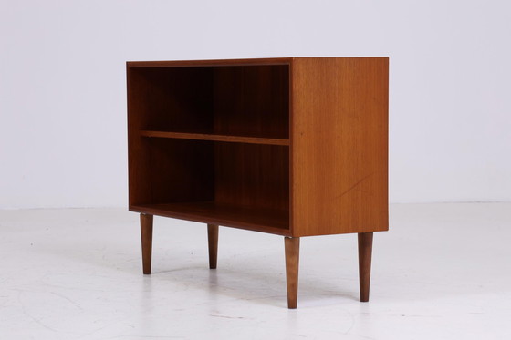 Image 1 of Open vintage teak chest of drawers 60s | Mid - Century cabinet vintage hallway storage retro wood