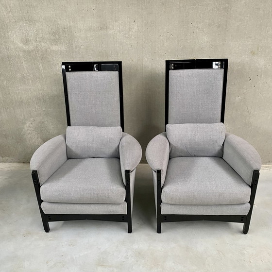 Image 1 of 2 X Giorgetti Armchairs Italian Design Umberto Asnago