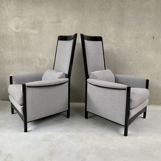 Image 1 of 2 X Giorgetti Armchairs Italian Design Umberto Asnago