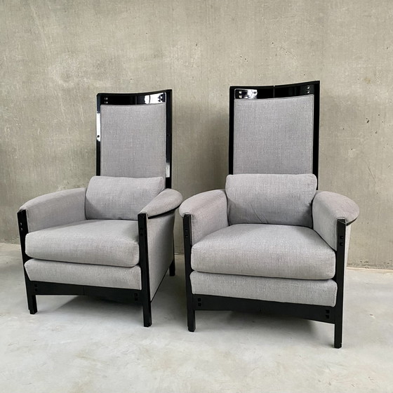 Image 1 of 2 X Giorgetti Armchairs Italian Design Umberto Asnago