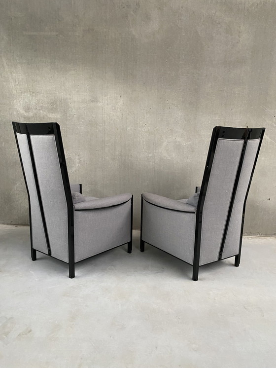 Image 1 of 2 X Giorgetti Armchairs Italian Design Umberto Asnago