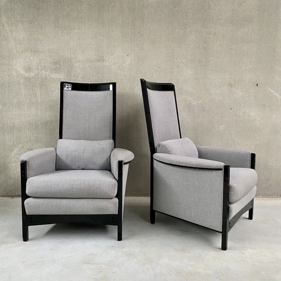 Image 1 of 2 X Giorgetti Armchairs Italian Design Umberto Asnago