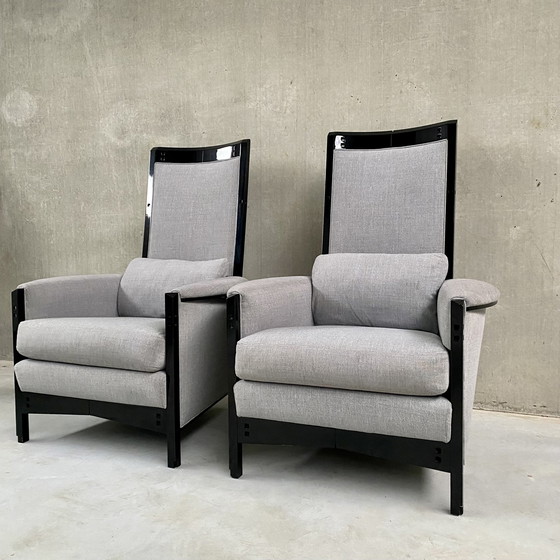 Image 1 of 2 X Giorgetti Armchairs Italian Design Umberto Asnago