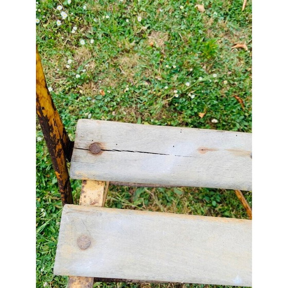 Image 1 of Set of 4 vintage folding garden chairs