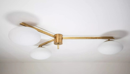 Trienale Brass Ceiling Light