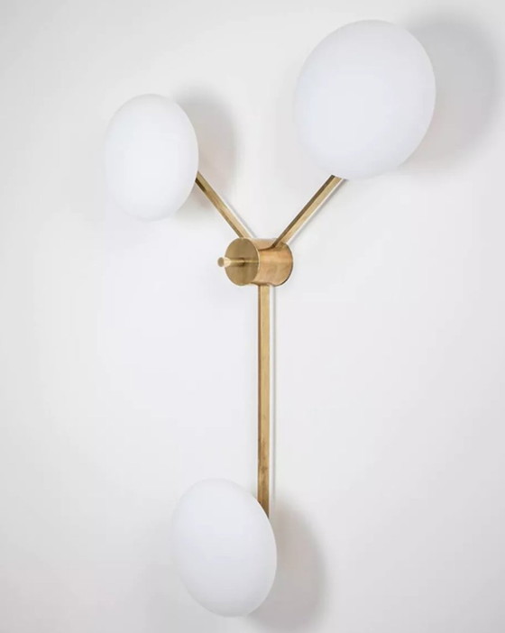 Image 1 of Lampada da soffitto in ottone Trienale