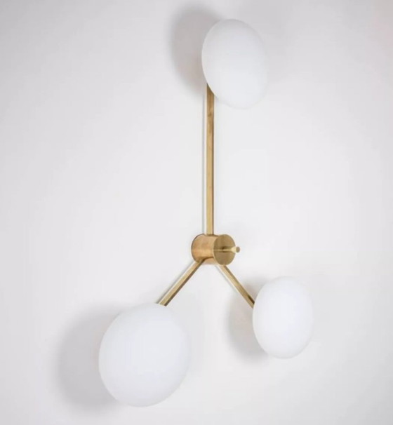 Image 1 of Lampada da soffitto in ottone Trienale