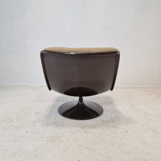 Image 1 of Pair of vintage model 975 armchairs in fiberglass and metal by Geoffrey Harcourt for Artifort, 1970