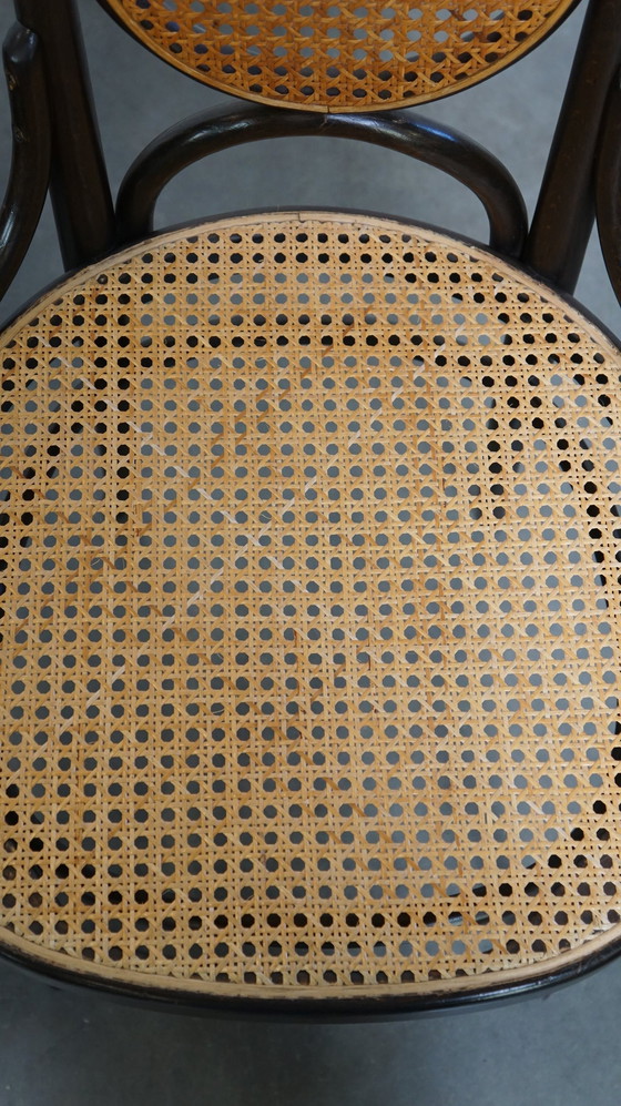 Image 1 of 8 x high vintage Thonet chair model long john/ long jan