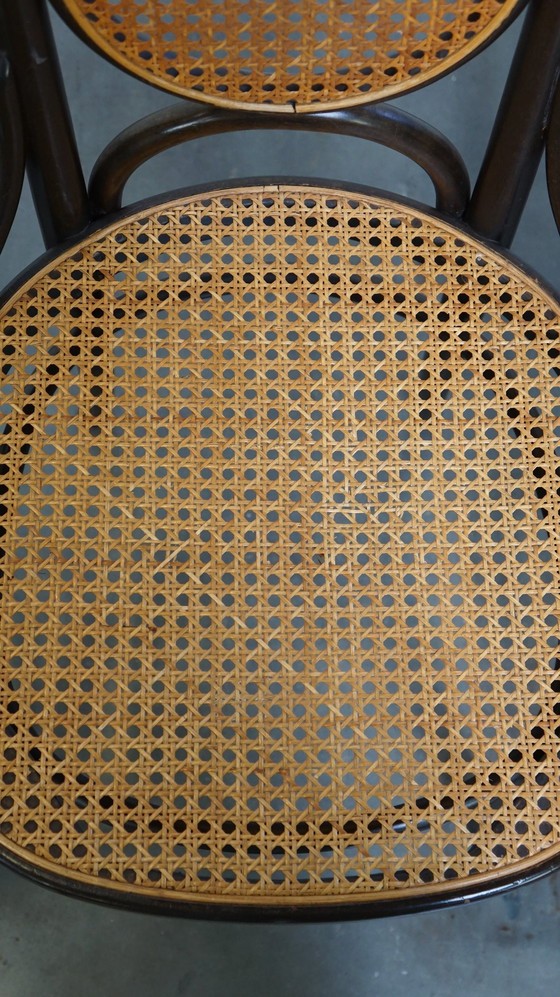 Image 1 of 8 x high vintage Thonet chair model long john/ long jan