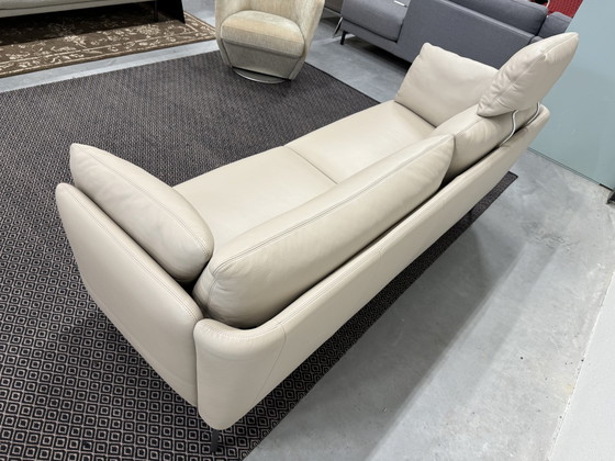 Image 1 of Intertime Weibel Weibel Mara 4 Seater Sofa Leather Greige