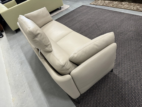 Image 1 of Intertime Weibel Weibel Mara 4 Seater Sofa Leather Greige