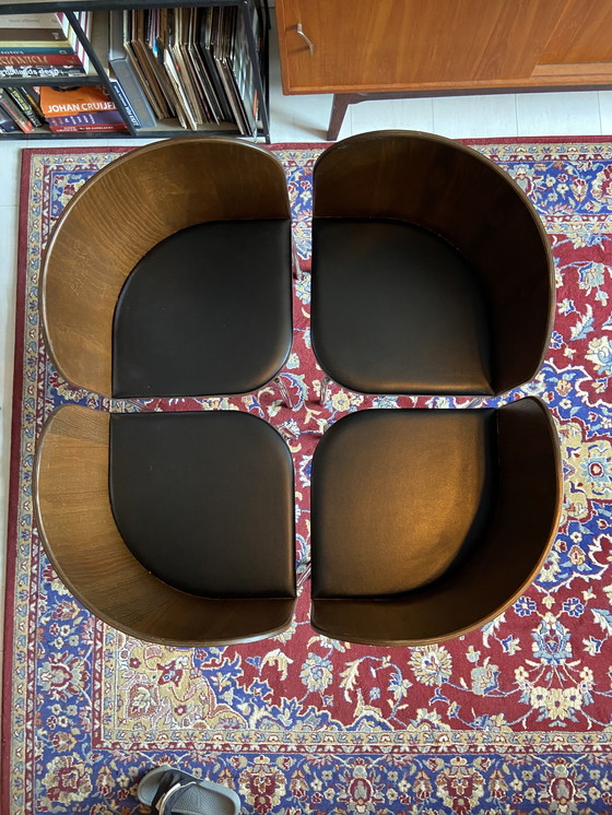 Image 1 of Ensemble de salle à manger Vintage Sandra Kragnert Fusion