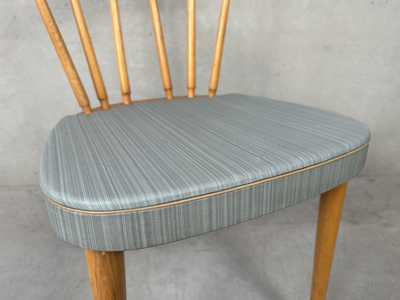 Image 1 of 2x vintage 'beech wood' bar chairs