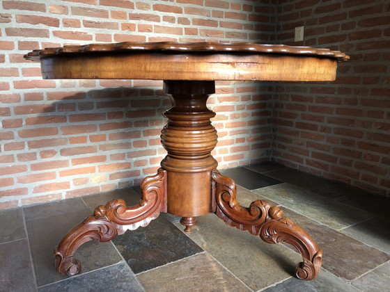 Image 1 of Vintage Dining Room Set With Six Chairs