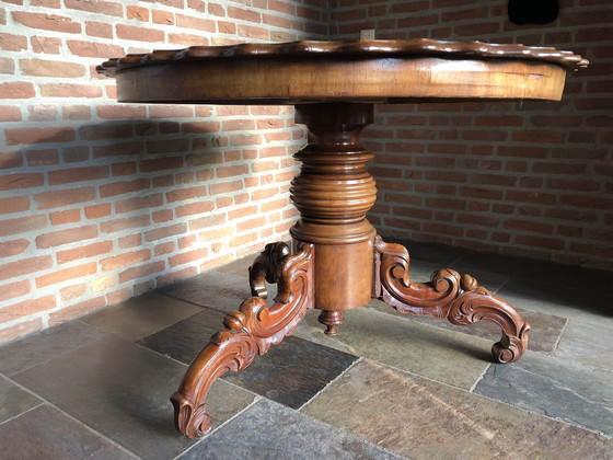 Image 1 of Vintage Dining Room Set With Six Chairs