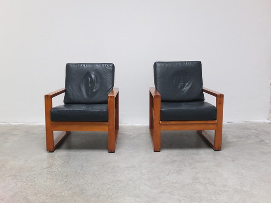 Image 1 of Unique Pair of Modernist Lounge Chairs Van Den Berghe-Pauvers, 1960s