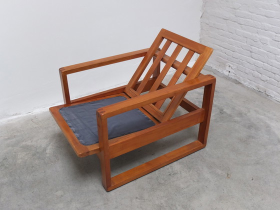 Image 1 of Unique Pair of Modernist Lounge Chairs Van Den Berghe-Pauvers, 1960s