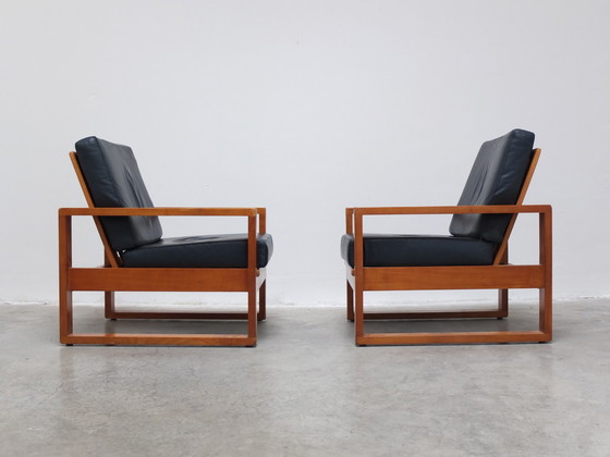 Image 1 of Unique Pair of Modernist Lounge Chairs Van Den Berghe-Pauvers, 1960s