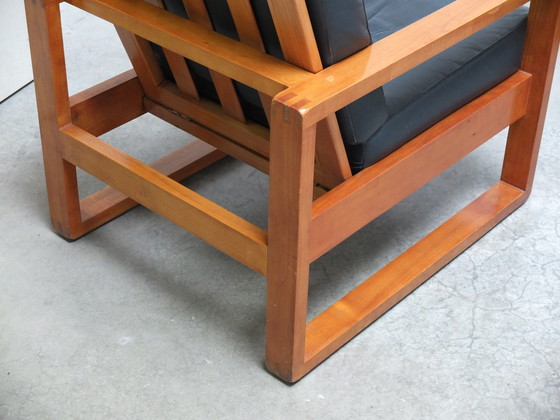 Image 1 of Unique Pair of Modernist Lounge Chairs Van Den Berghe-Pauvers, 1960s