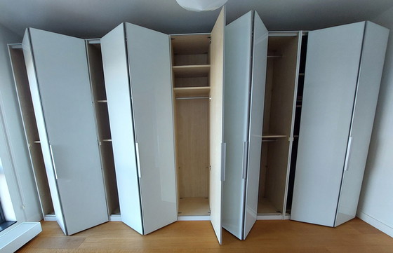 Image 1 of Nolte Cabinet Wall Odessa 3 Folding Door Cabinets And 1 Mirror Cabinet