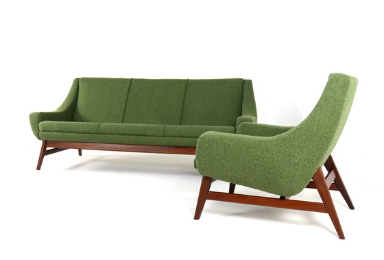 Image 1 of Midcentury Armchair 'Geleen' New Upholstered Vintage