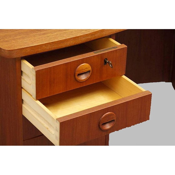 Image 1 of Vintage teak model 54 executive desk by Feldballes Møbelfabrik, 1950