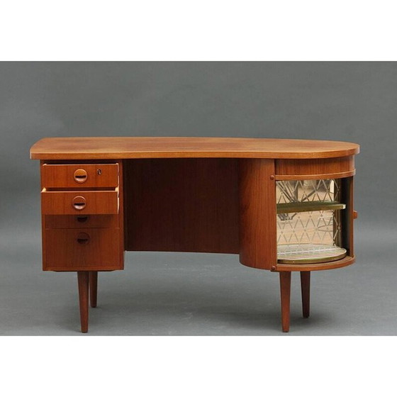 Image 1 of Vintage teak model 54 executive desk by Feldballes Møbelfabrik, 1950