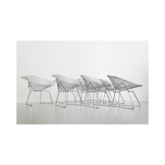 Image 1 of Vintage Diamond Chair By Harry Bertoia For Knoll International