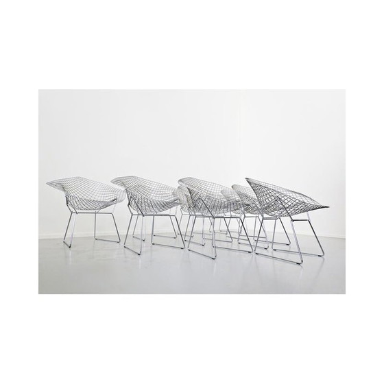 Image 1 of Vintage Diamond Chair By Harry Bertoia For Knoll International