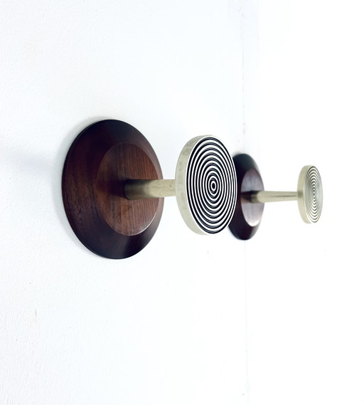 Vintage Wall Coat Rack Teak '60