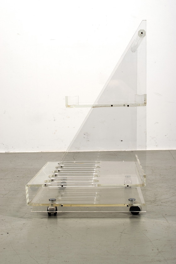 Image 1 of Chariot de bar en plexiglas