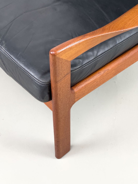 Image 1 of Danish Teak Lounge Chair By Illum Wikkelsø For Niels Eilersen, 1960S