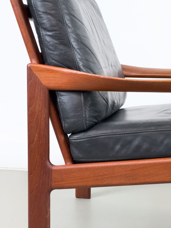 Image 1 of Danish Teak Lounge Chair By Illum Wikkelsø For Niels Eilersen, 1960S