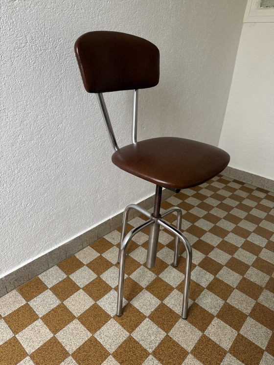 Image 1 of 60's Swivel Workshop Chair