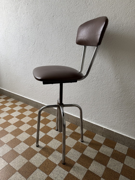 Image 1 of 60's Swivel Workshop Chair