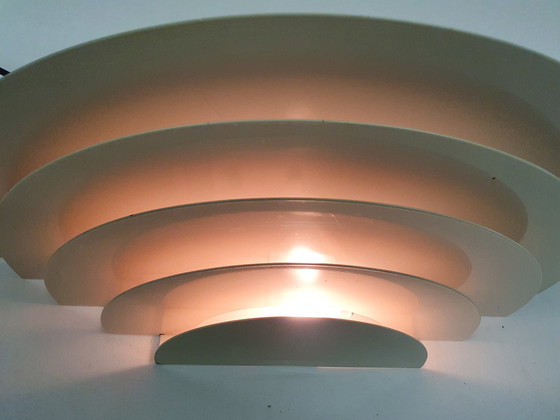 Image 1 of White Metal "Meander" Wall Light By Raak Amsterdam, The Netherlands